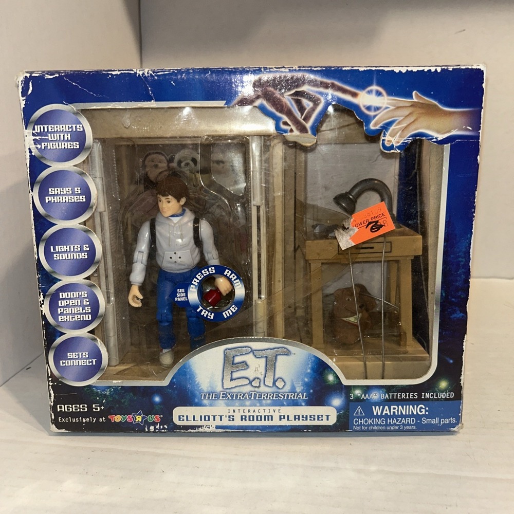 Vintage E.T. Extraterrestrial‎ ET Elliott's Room Playset Toys R Us Exclusive